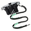 Hands Free Running Dog Leash Waist Pouch