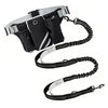 Hands Free Running Dog Leash Waist Pouch