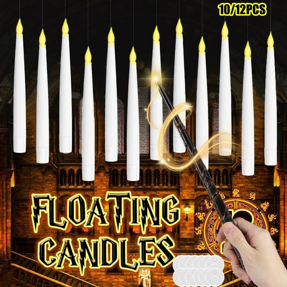 Floating LED Magic Wand Candles