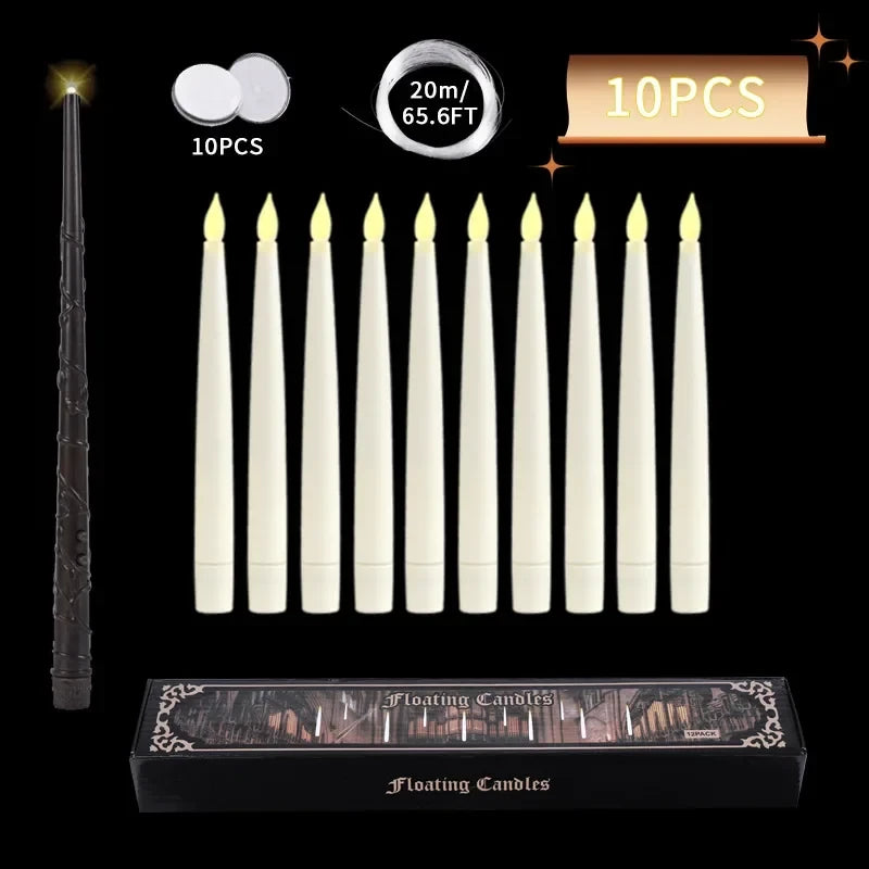 Floating LED Magic Wand Candles